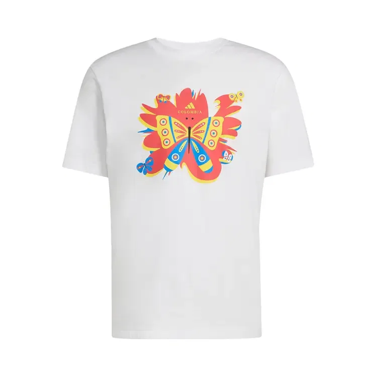 Футболка Adidas Colombia DNA, белый