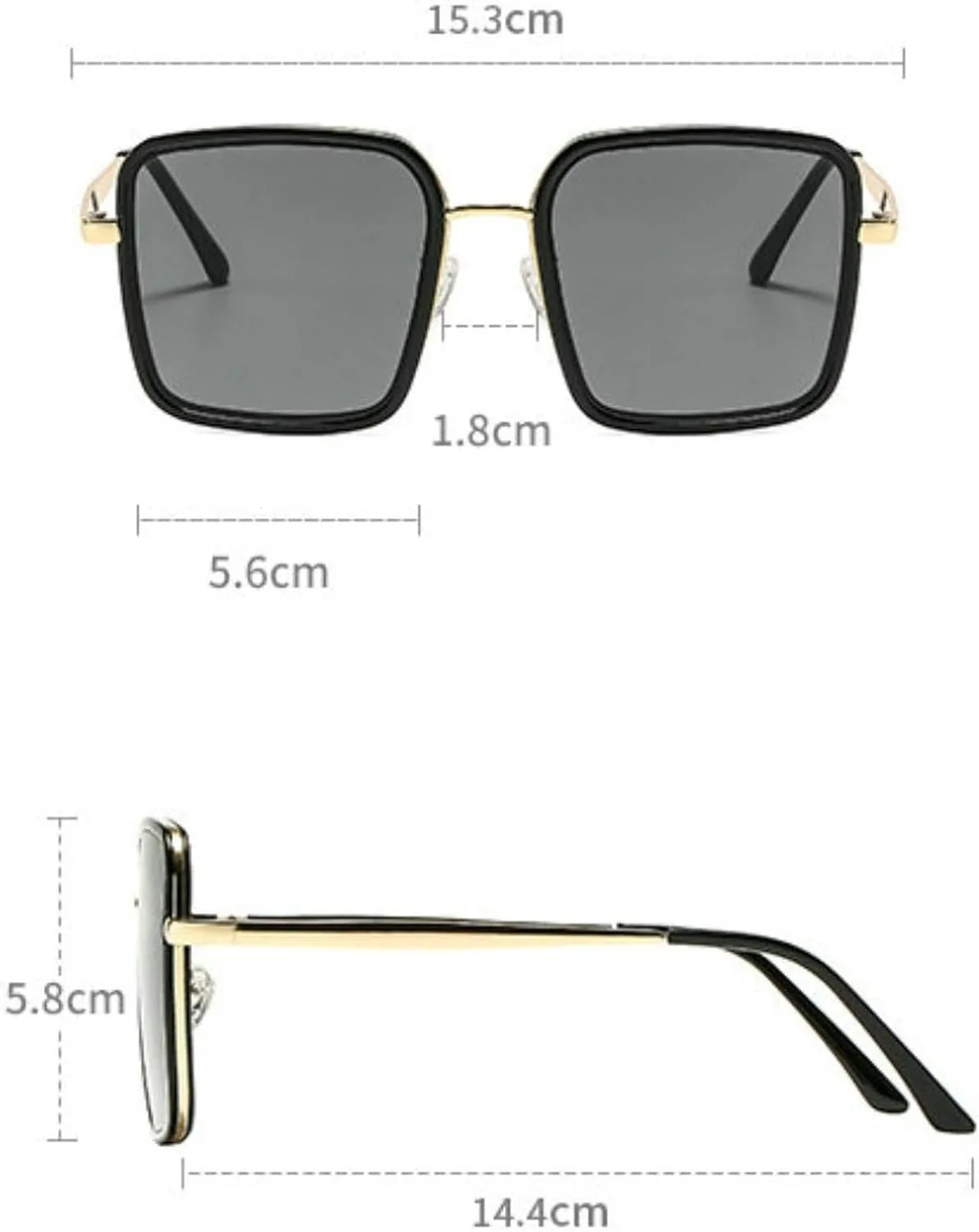 

Солнцезащитные очки COTIA увеличенного квадратного размера для женщин и мужчин, модные, в металлической оправе, прямоугольной формы, с оригинальным дизайном, Green