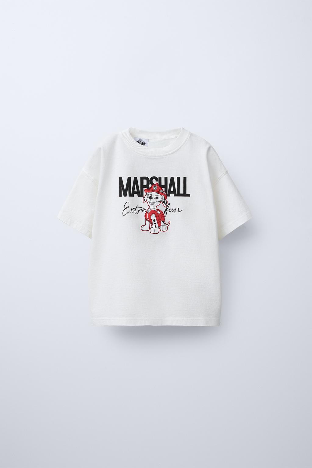 

Футболка marshall paw patrol ZARA, экрю