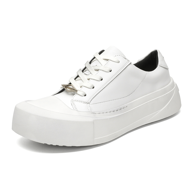 

SOBB Мужские низкие скейтерские кеды белые, цвет White
