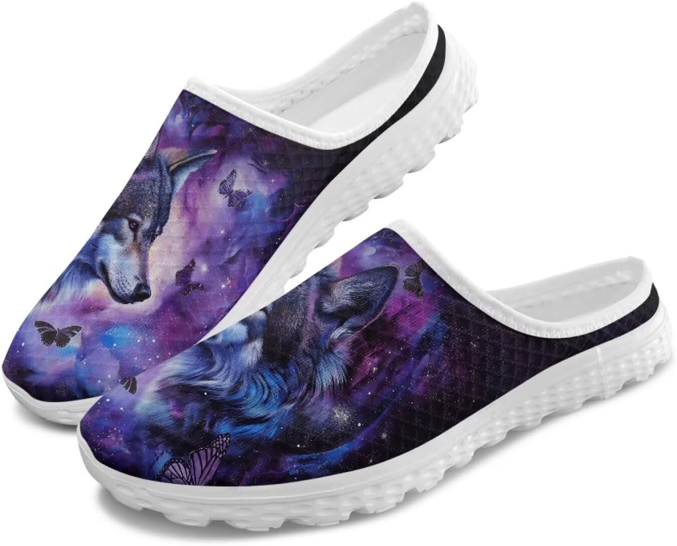 

Женские кроссовки Tomeusey на шнуровке без задника, с полусеткой, легкие, дышащие, повседневные для прогулок, Wolf Butterfly