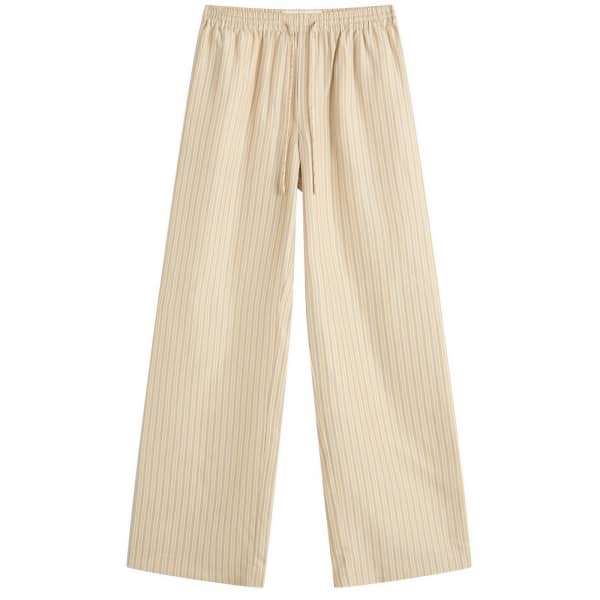 

Шелковые брюки с широкими штанинами Róhe, Classic Stripe