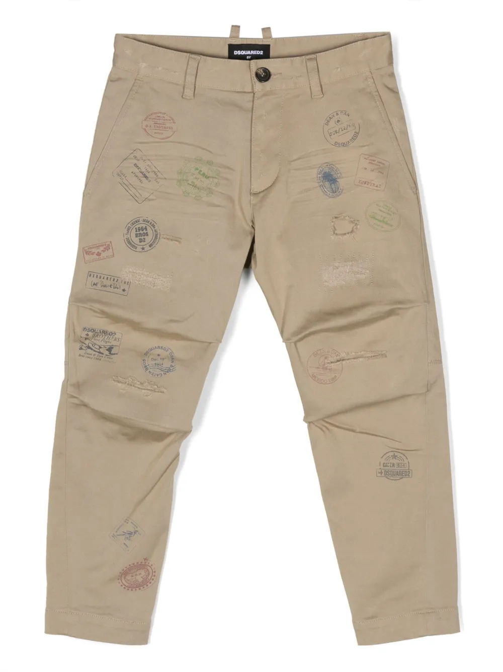 

Брюки с логотипом DSQUARED2 KIDS, нейтральный