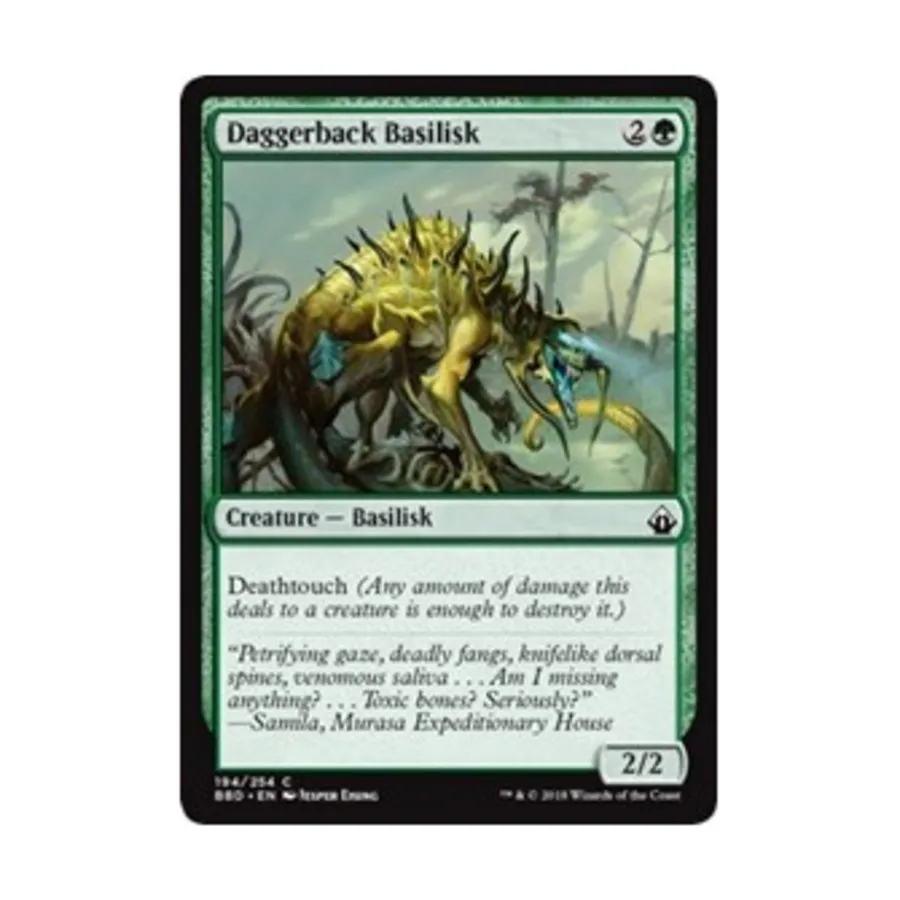 

CCG Кинжальный василиск (клавиша C), MTG - Battlebond