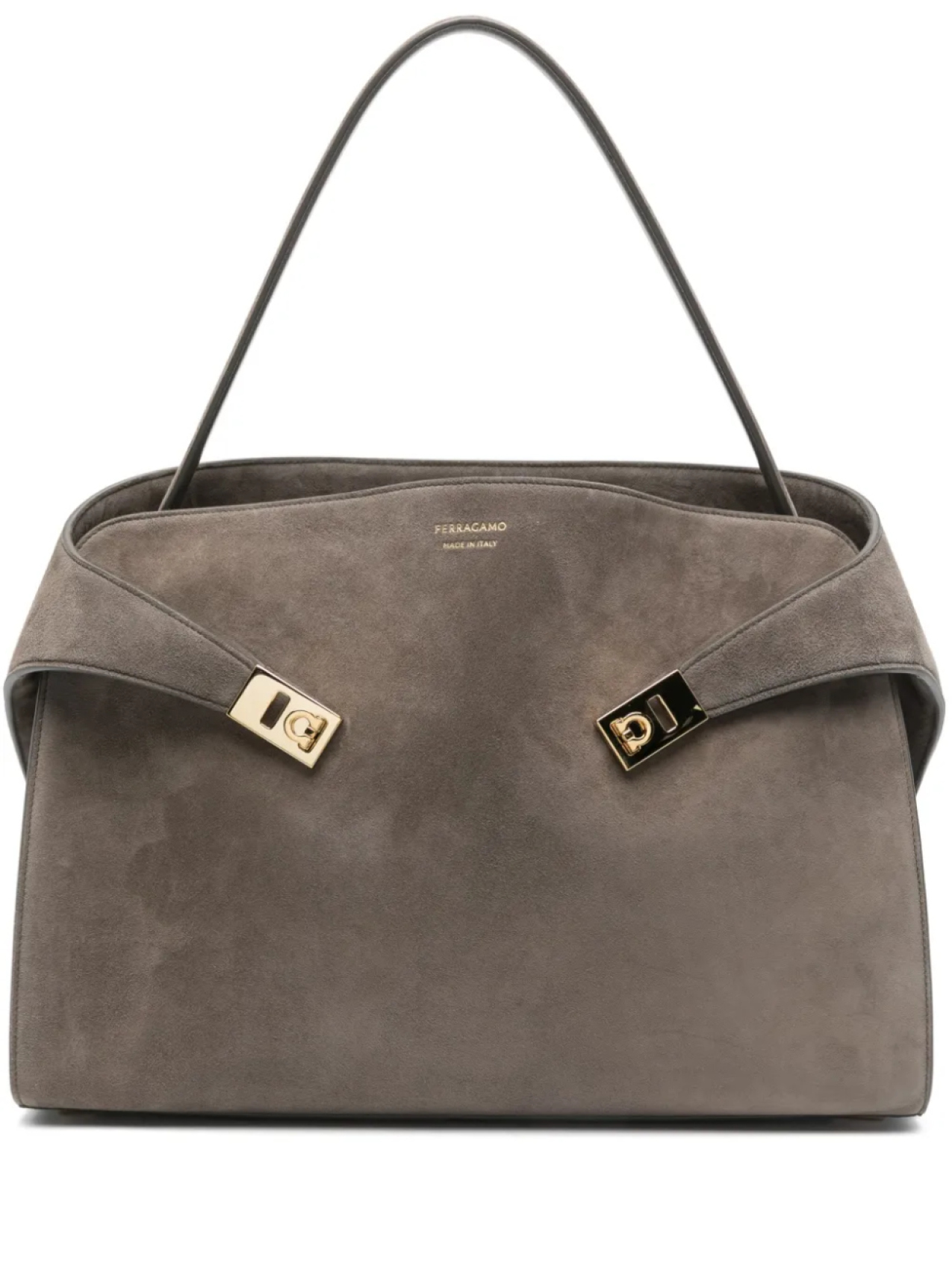 

Сумка-тоут Hug Ferragamo, серый