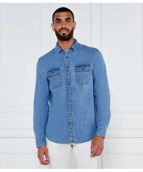 

Джинсовая рубашка Regular fit Tommy Jeans, синий