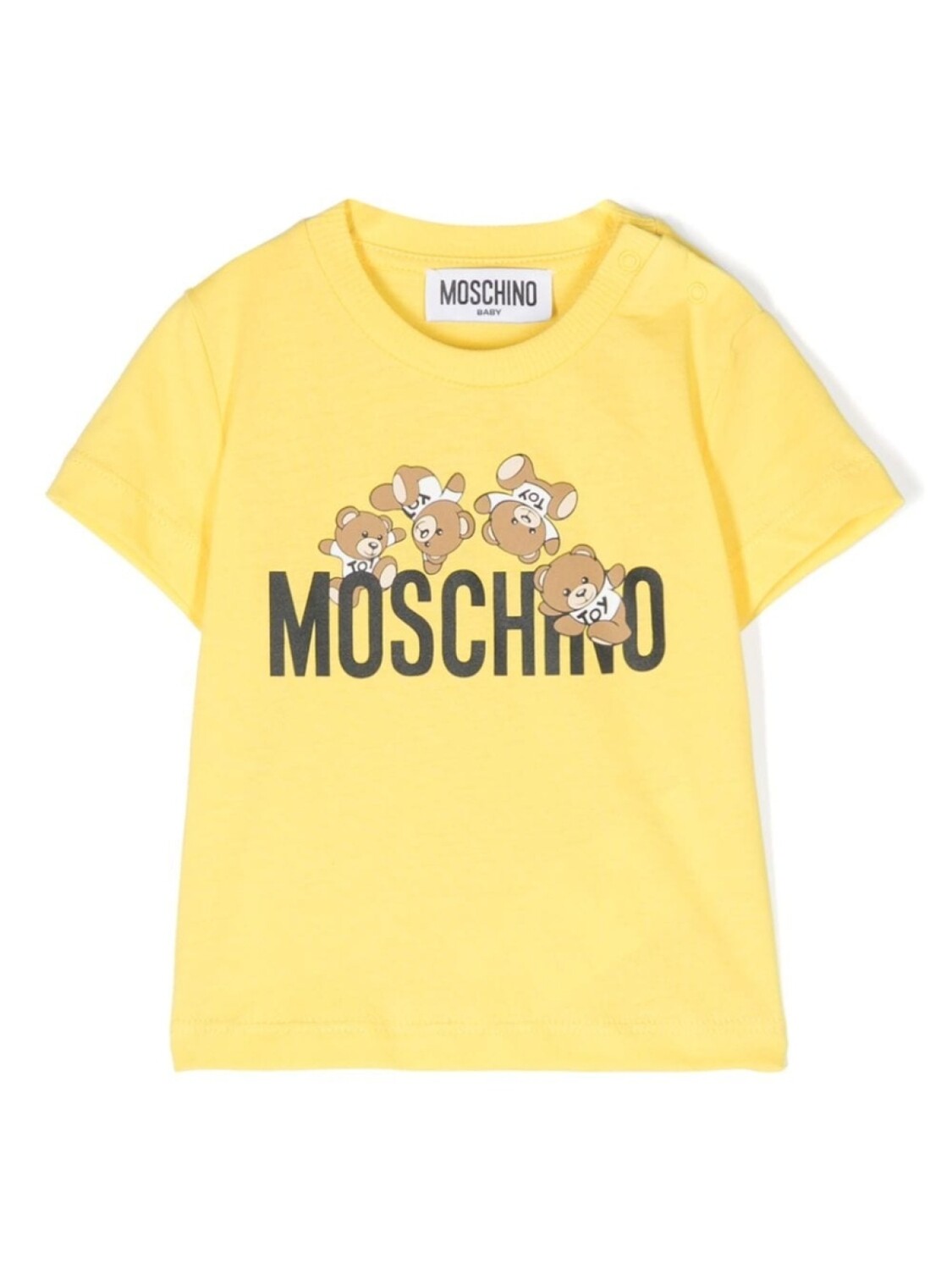 

Moschino Kids футболка с принтом Teddy Bear, желтый