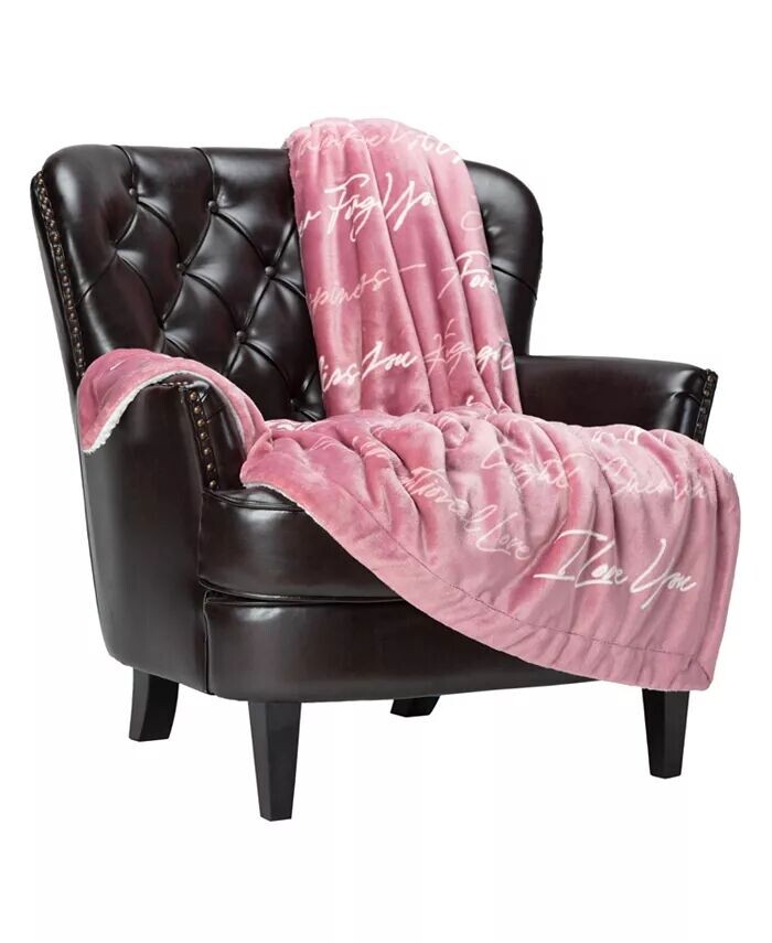 

Подарочное одеяло премиум-класса «Я люблю тебя» — «Безусловная любовь вместе навсегда» Подарочное одеяло на годовщину — для женщин и мужчин Девушка-парень Муж Жена (50x65 дюймов) — Розовое Пылевое одеяло Chanasya, розовый