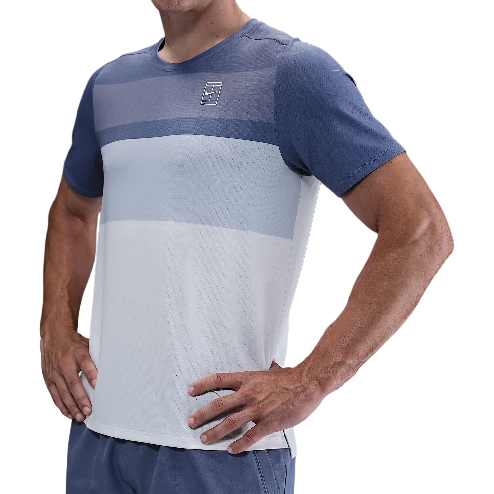 

Мужская теннисная футболка Court Advantage Nike, world indigo