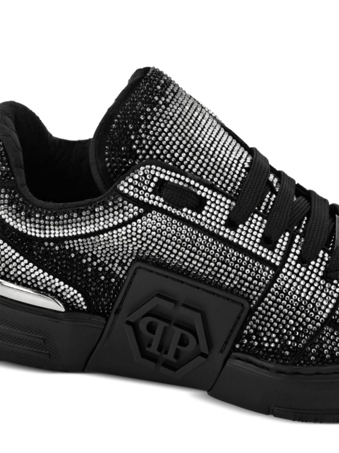 

Philipp Plein кеды Hexagon со стразами, черный