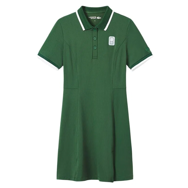 Юбка теннисная LACOSTE 132/Crocodile Green Moderate Short — фото 3