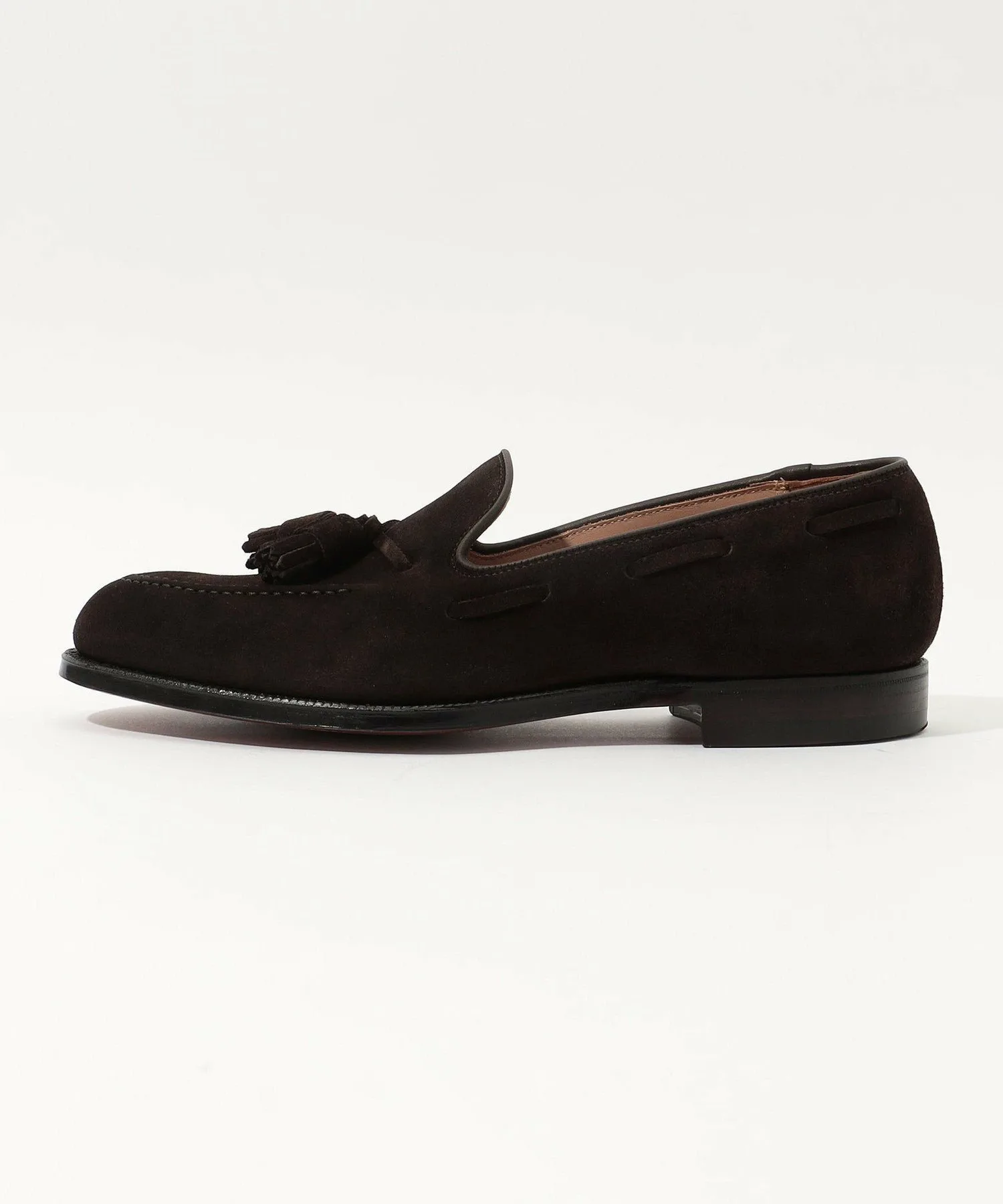 Лоферы CROCKETT & JONES Cavendish с тремя кисточками Tomorrowland Goods, 47 Brown — фото 2