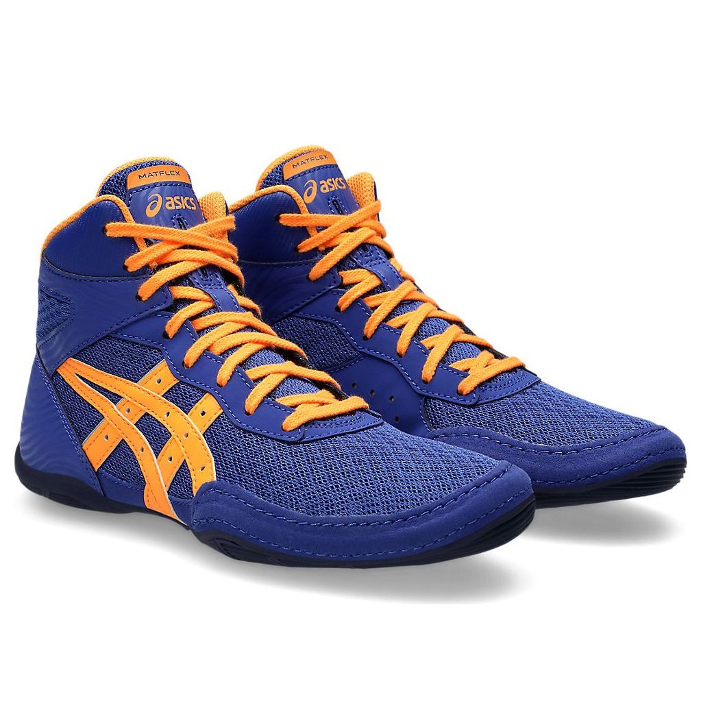 (GS) Asics Matflex 7 'Dark Cobalt Orange Pop' — фото 3