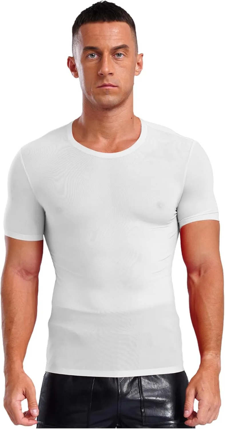 

Мужская футболка dPois для бега и тренировок, Ultra-Thin, Quick Dry