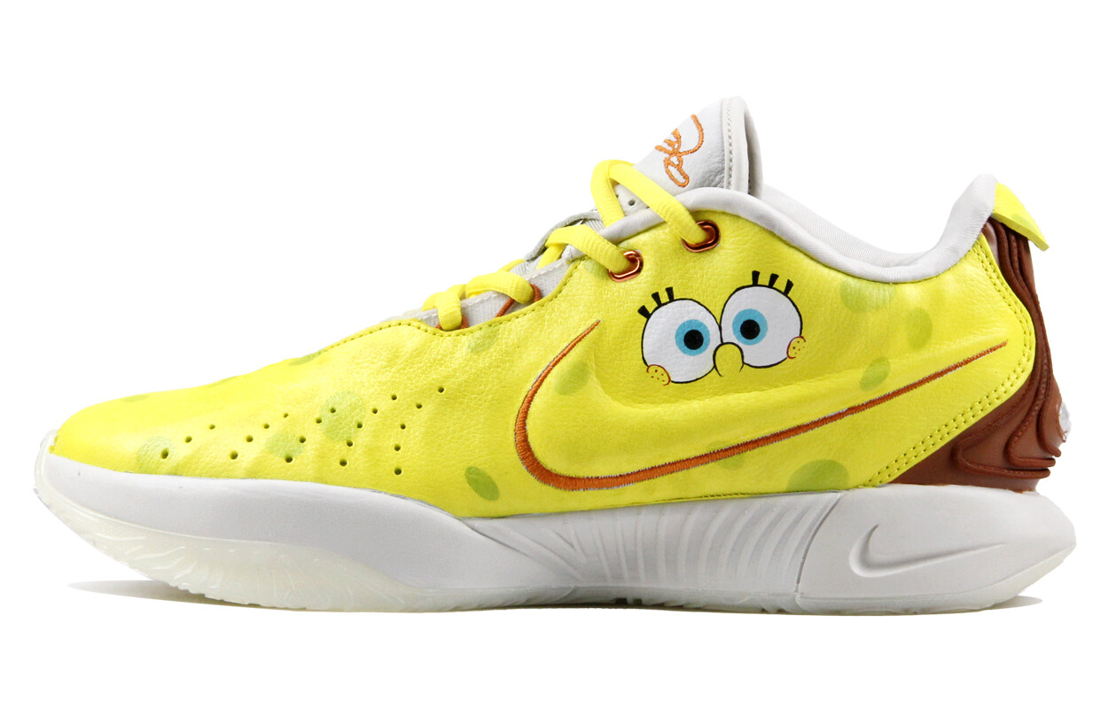 

Баскетбольные кроссовки Nike Lebron 21 унисекс, Yellow-brown smiley