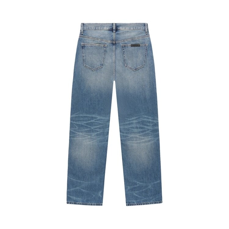Джинсы Fear Of God Essentials Fear of God Essentials 5 Pocket Jean, синий — фото 2
