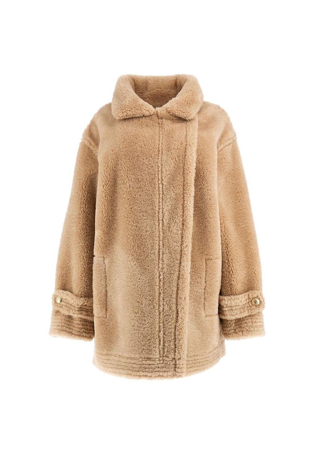

Зимнее пальто Guess, бежевый