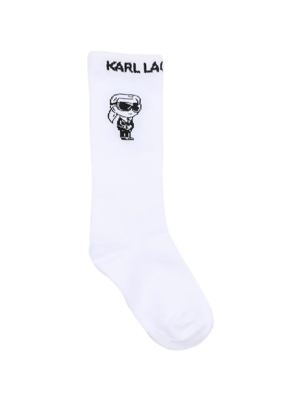 Носки с логотипом Karl Lagerfeld Kids, белый