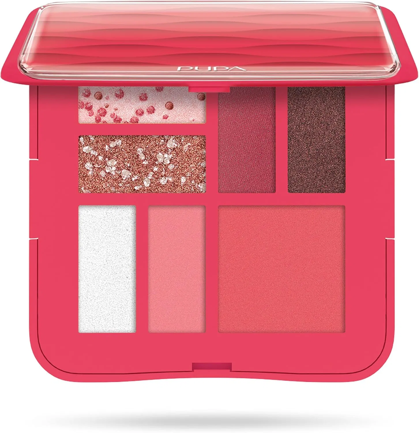 Набор для макияжа 7 теней и румяна Pupa Milano Palette S 003 Coral