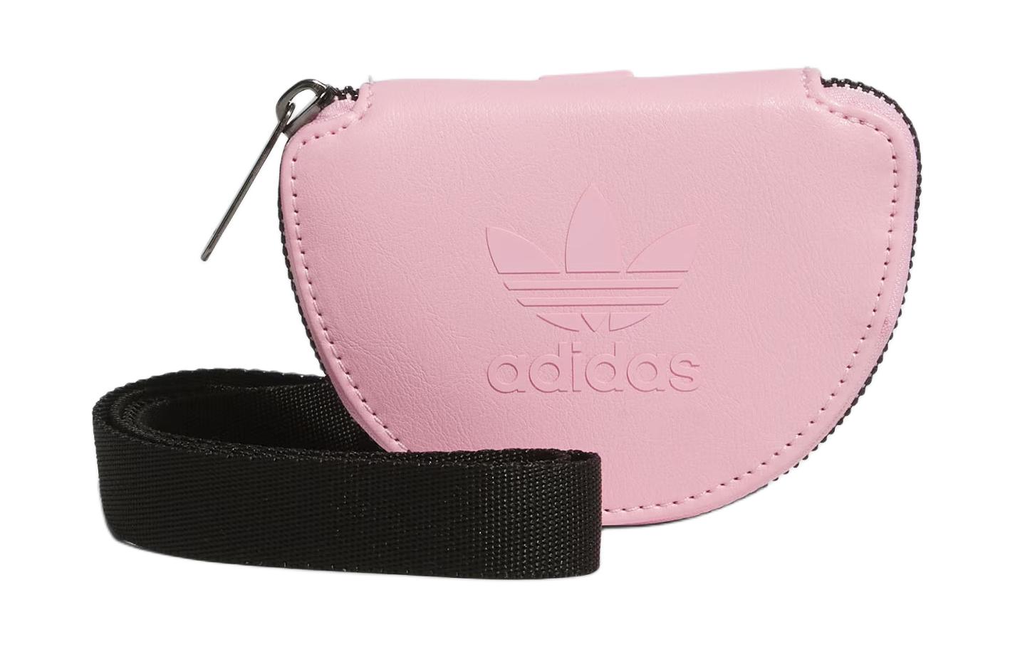 

Унисекс кошелек для монет из полиуретана балетно-розовый Adidas Originals