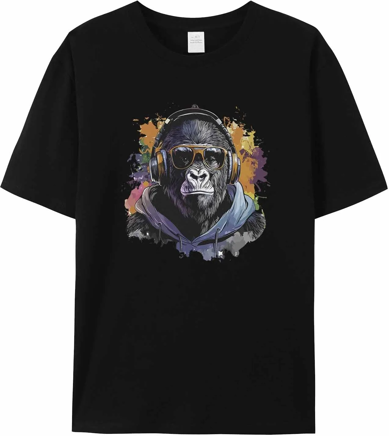 

Мужская футболка с принтом гориллы jdudh