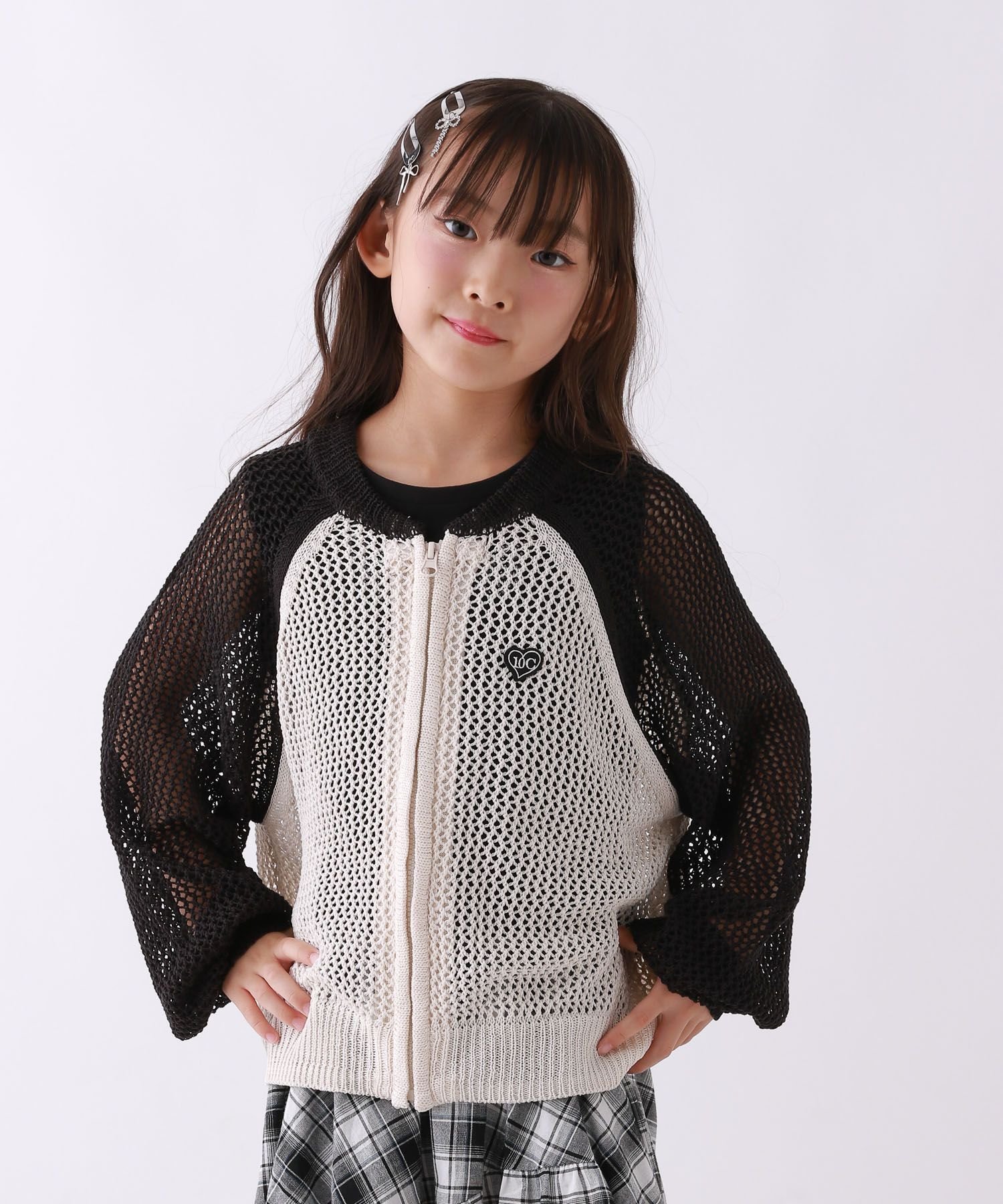 Кардиган с нумерацией Zip 10C REPIPI, White x Black 05 — фото 3