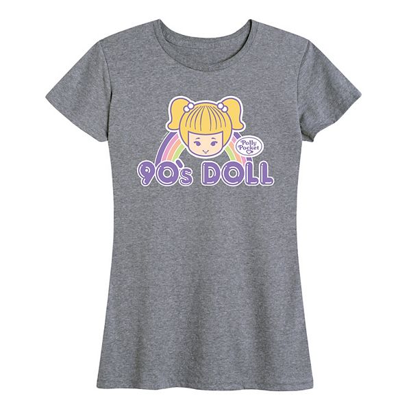 

Футболка с принтом в стиле 90-х Polly Pocket, Heather Gray