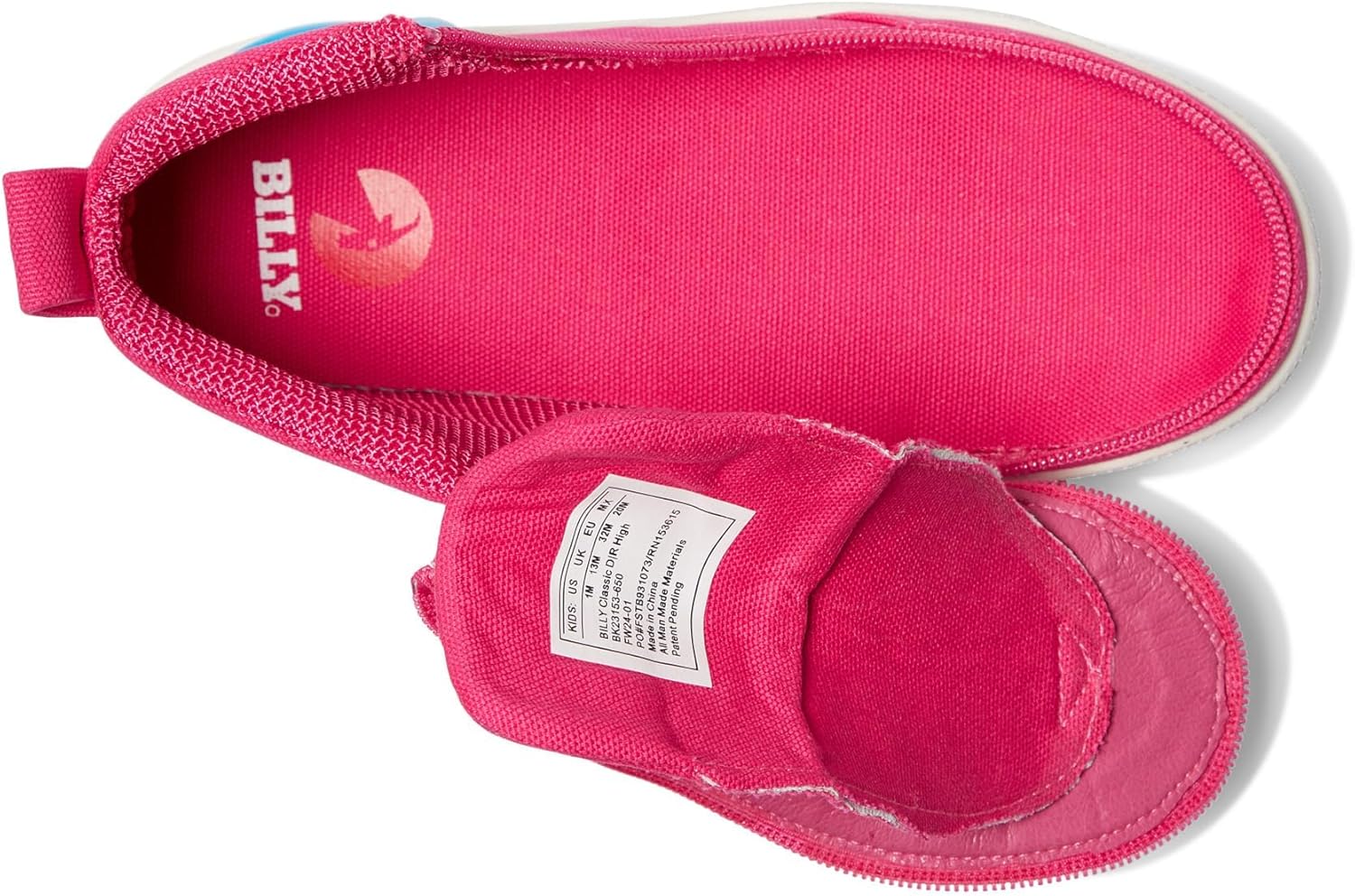 Детские кроссовки Billy Footwear унисекс-детские розово-голубые со светящимися элементами Billy Classic Dr High — фото 2