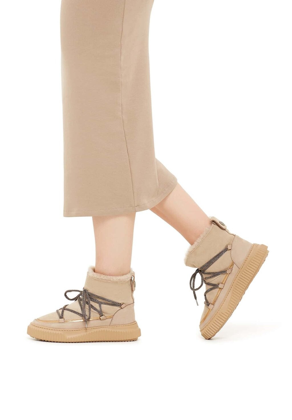 

Зимние ботинки CORTINA Voile Blanche, цвет beige