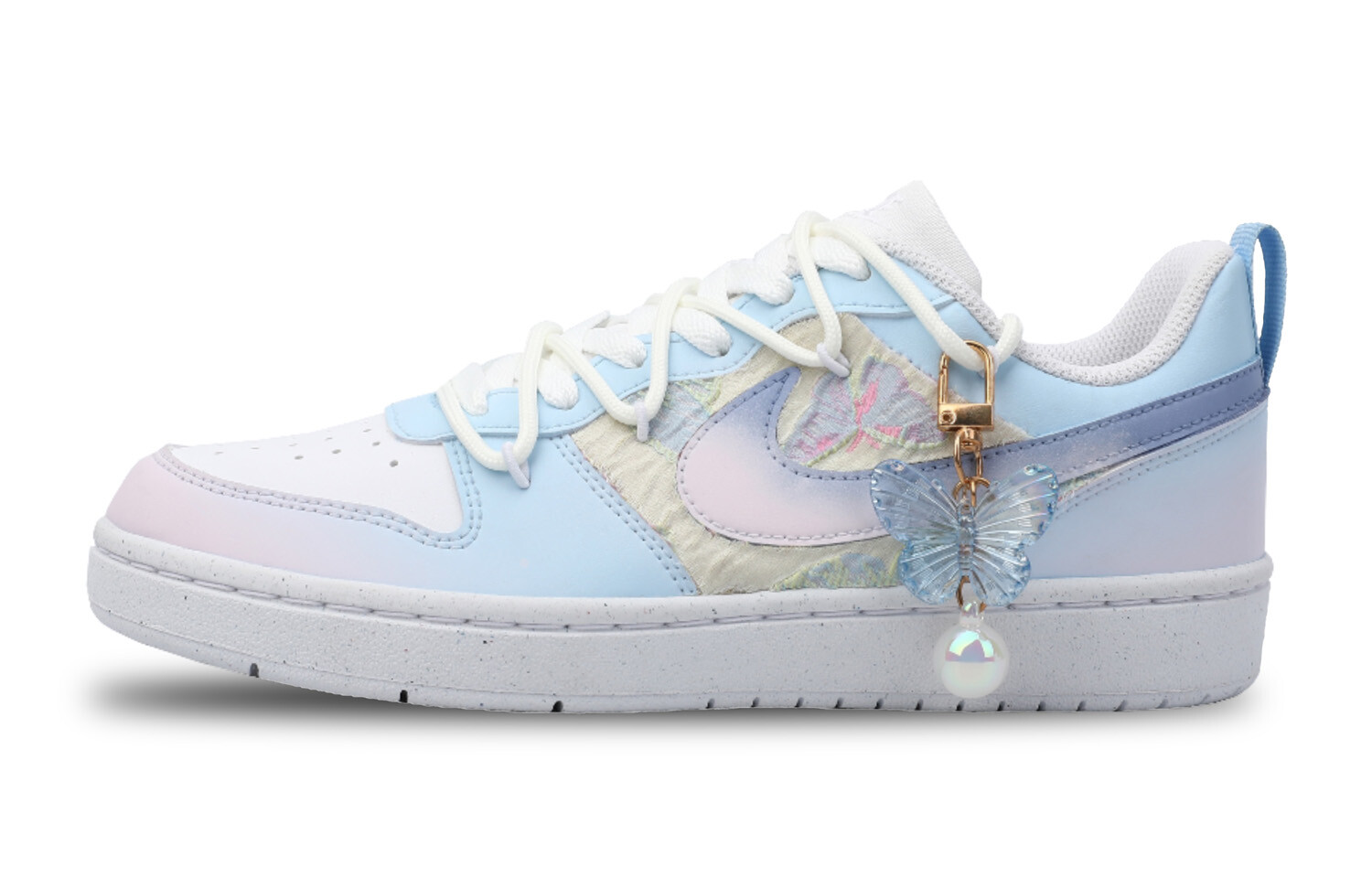 

Кроссовки Nike Court Borough Skateboard Shoes Women's Low-Top Blue, Синий, Кроссовки Nike Court Borough Skateboard Shoes Women's Low-Top Blue