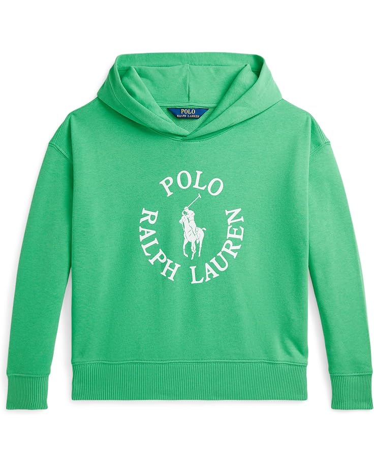 

Худи Polo Ralph Lauren Kids Big Pony Logo French Terry Hoodie, цвет Plato Green