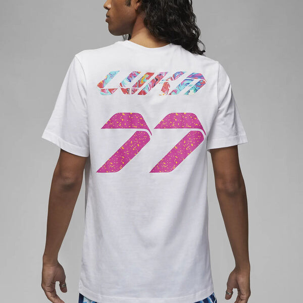 Футболка Air Jordan Luka Doni T-shirt 'White', белый — фото 3