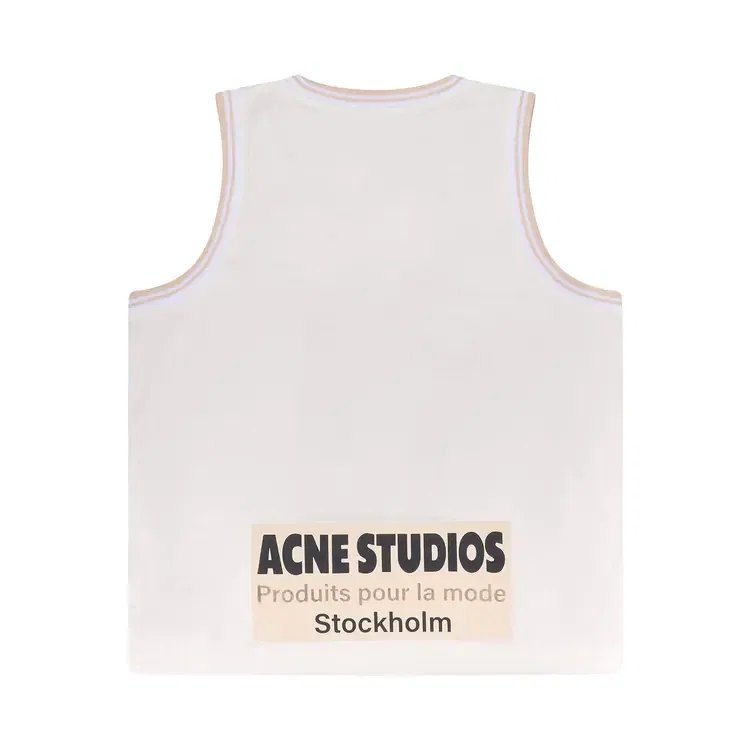 Футболка Acne Studios, белый — фото 2