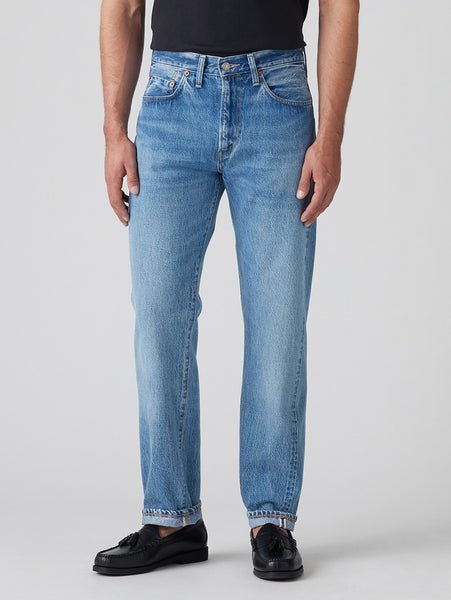 Винтажные джинсы LEVI'S 1954 года, модель 501 ORIGINAL, цвет индиго. Levi'S, Medium Indigo - Worn In