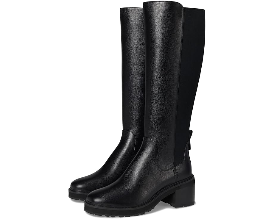 

Ботинки Cole Haan Gema Tall Lug Boot, цвет Black Leather Waterproof