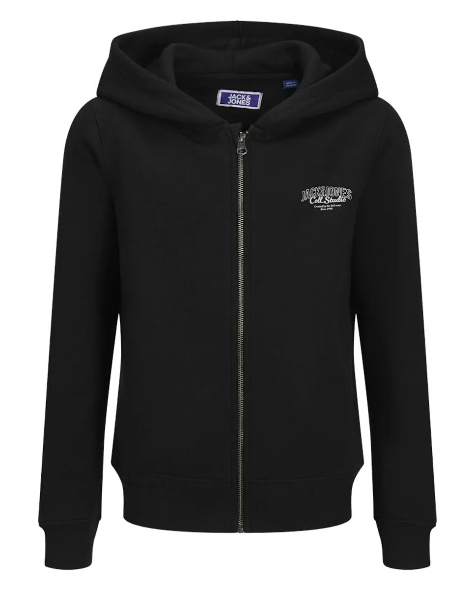 

Детское худи на молнии Jack & Jones, черный