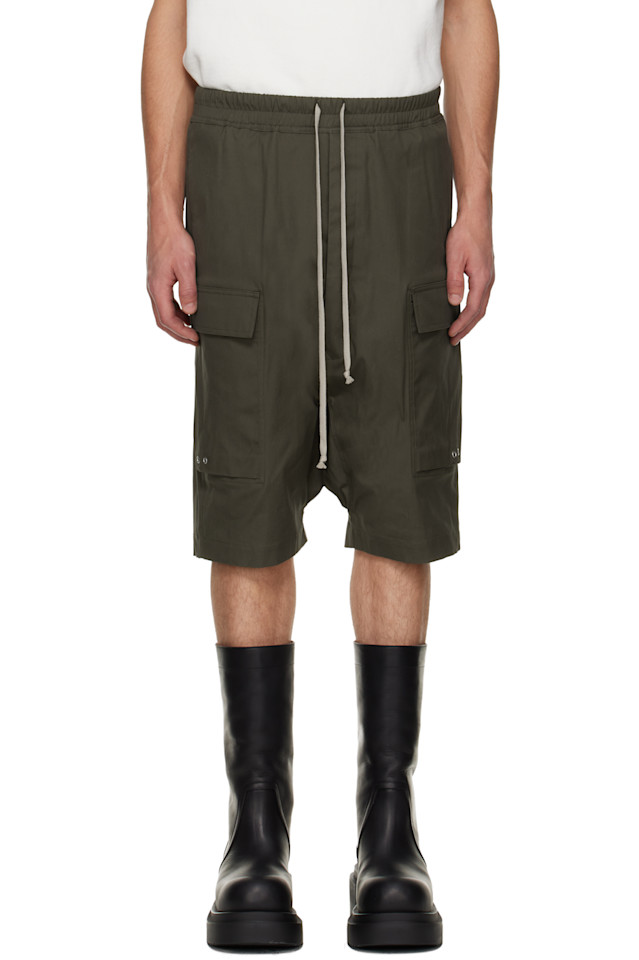 

Rick Owens Шорты цвета хаки конкордианы грузовые капсулы