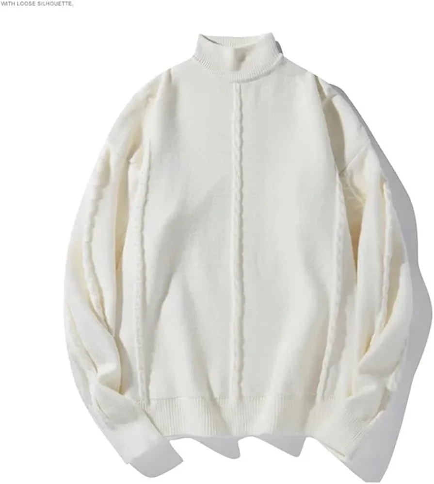 

Мужской полувысокий свитер Fall and Winter Thickening Bottoming Knit HBDZUUI