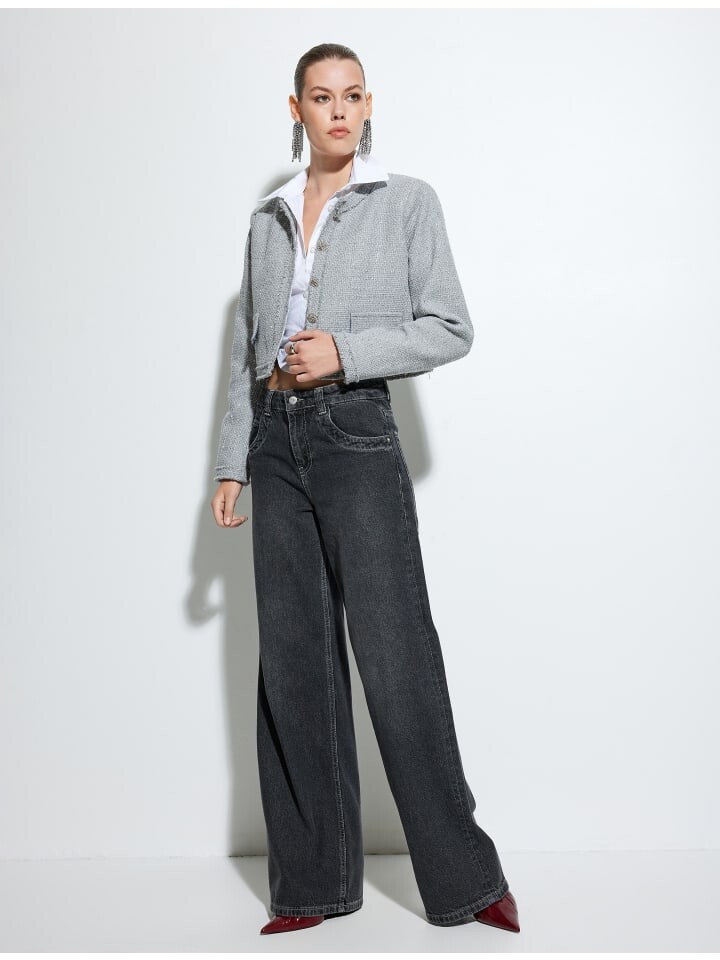 

Блейзер KOTON Blazer, серый