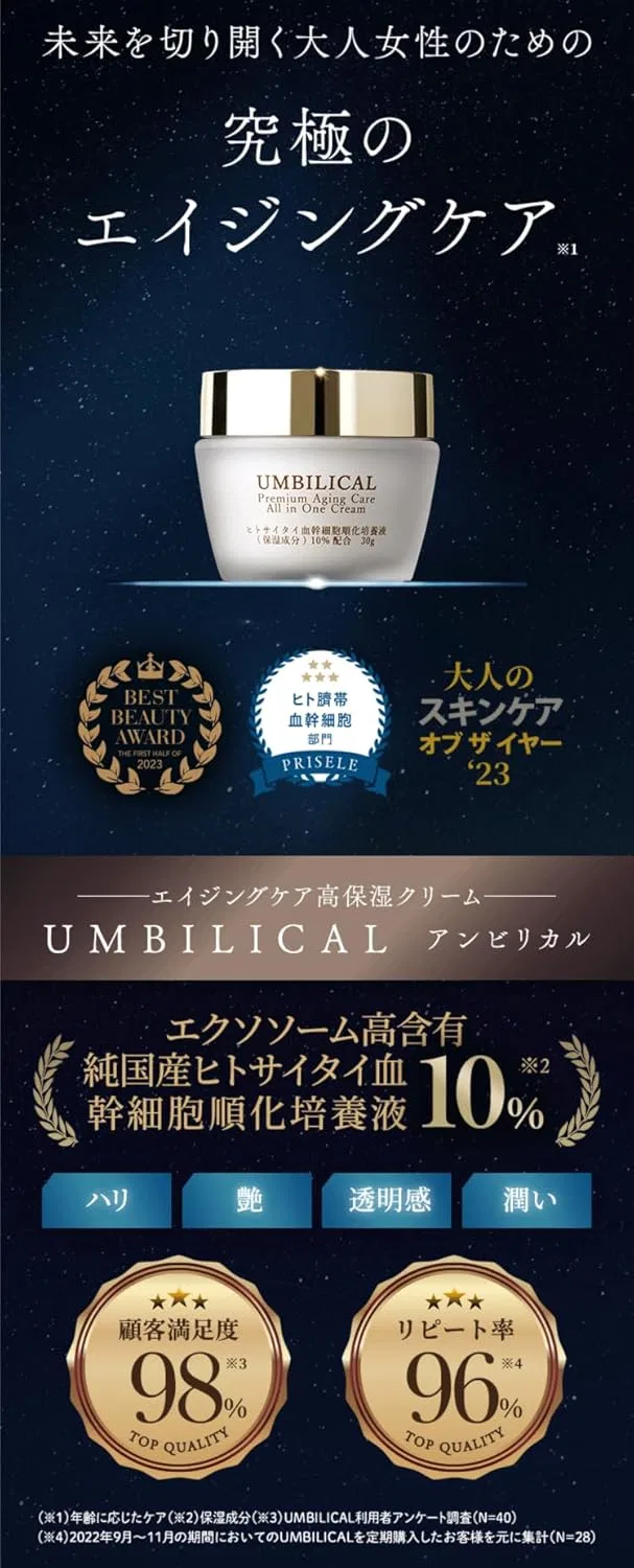 Дневной крем Umbilical Premium Aging Care All-in-One Cream, 30 мл