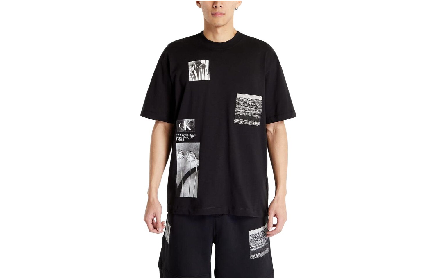 

Мужская футболка Calvin Klein, цвет Black