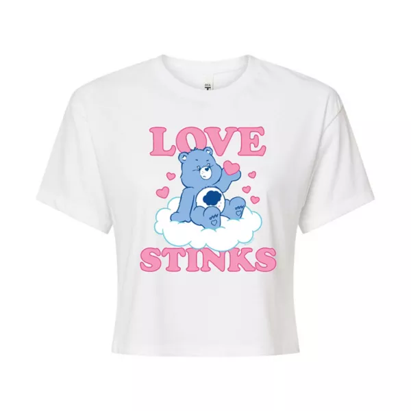 

Детская футболка с капризным медвежонком Care Bears Love Stinks Licensed Character, белый