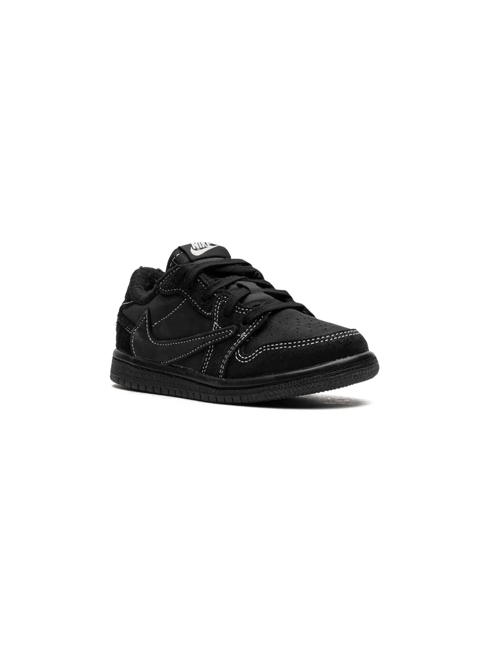

Кроссовки x Travis Scott Air Jordan 1 Low Black Phantom Jordan Kids, черный