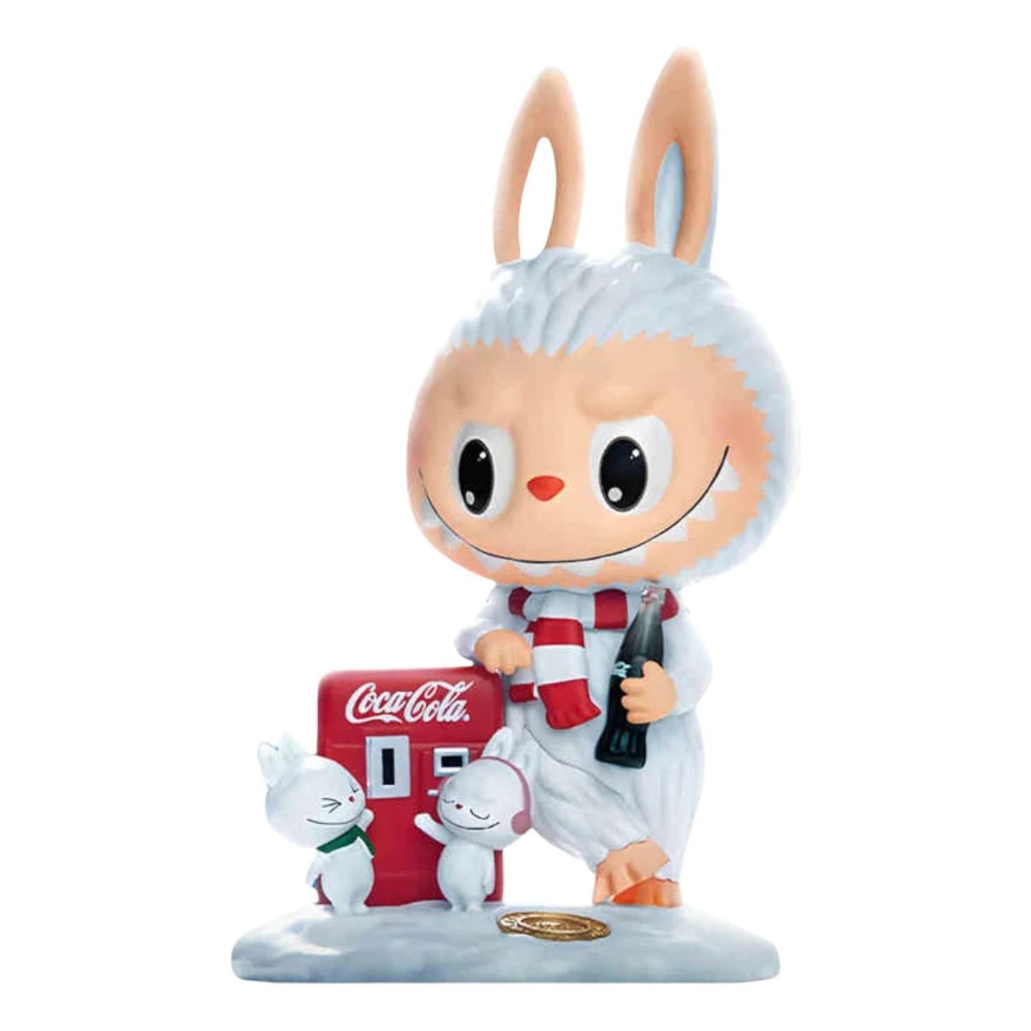 

Лабубу Pop Mart x Coca-Cola The Monsters Labubu Figure 'Mysterious Snowman' Secret Edition