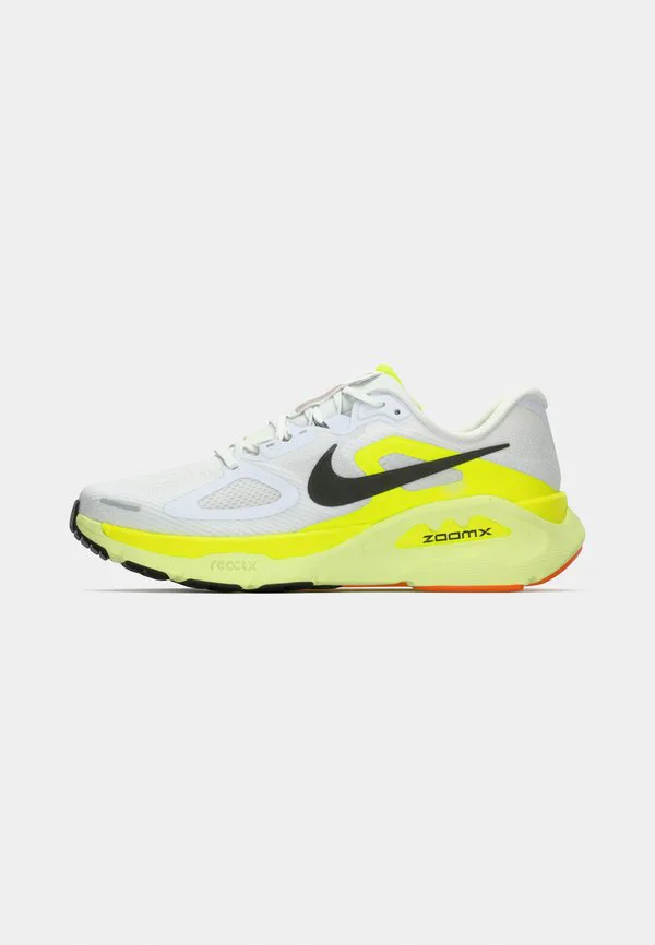 Кроссовки для бега по шоссе structure plus Nike Performance, White/Black/Pure Platinum-Coloured/Volt/Barely Volt/Total Orange — фото 2