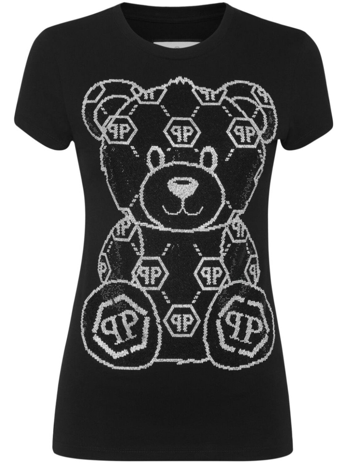 

Футболка с плюшевым мишкой Филиппа Плейна Philipp Plein, черный