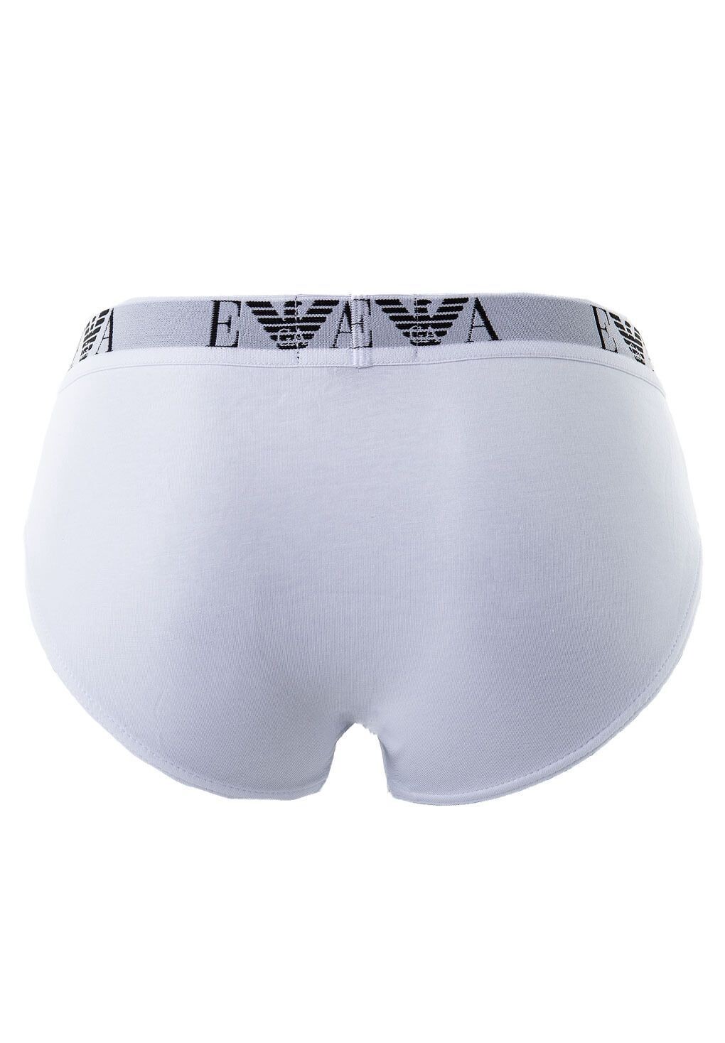 EMPORIO ARMANI EMPORIO ARMANI мужские трусы, набор из 3 шт. - трусы, нижнее белье, хлопок стрейч EMPORIO ARMANI, цвет Schwarz Marine — фото 3