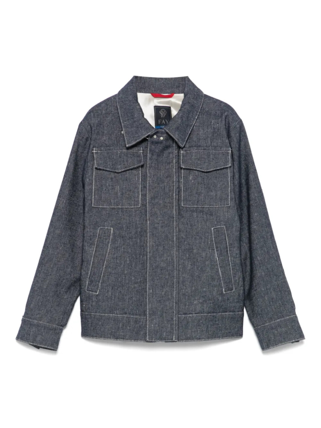 

Fay Kids джинсовая куртка, синий