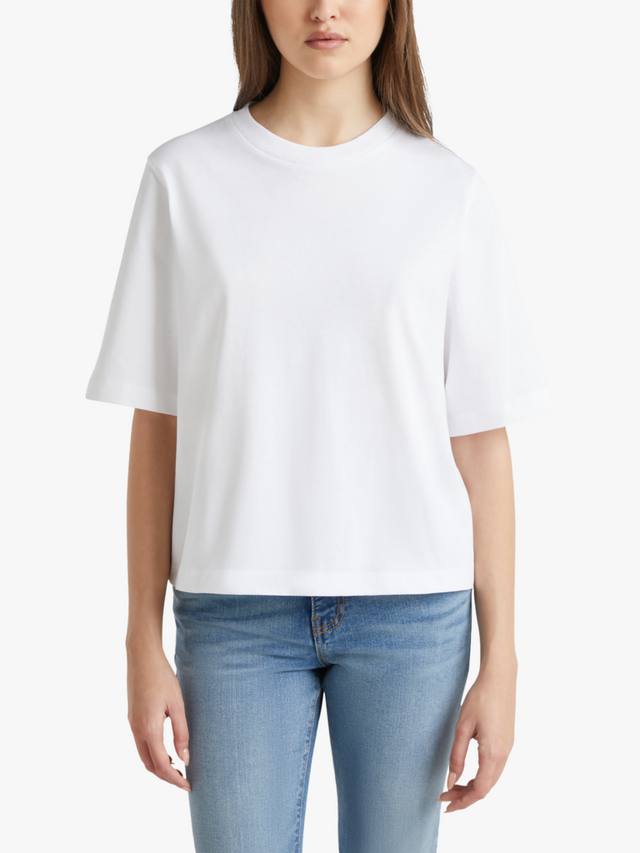 

Футболка свободного кроя Benetton, цвет Optical White