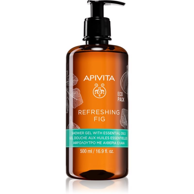 

Освежающий гель для душа Apivita Refreshing Fig с эфирными маслами 500 мл